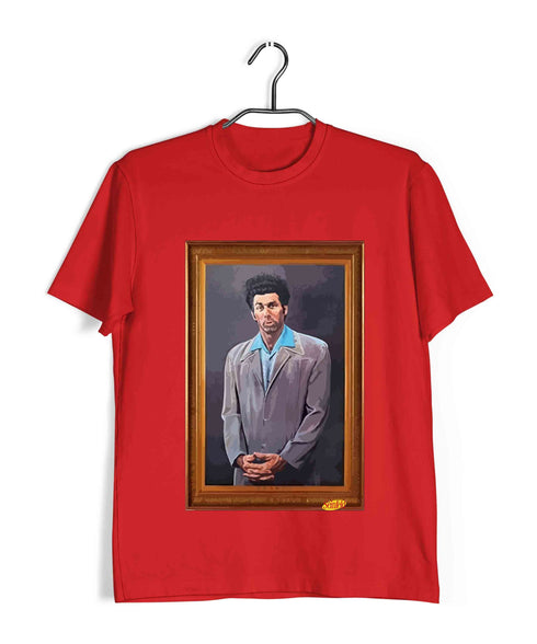 4 KRAMER PAINTING TV Series Casual Graphic Printed T-Shirt for Men